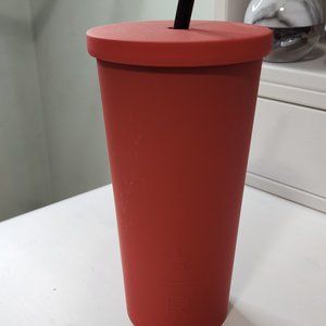 New Starbucks Reserve Red Soft Touch Matte 16 oz Stainless Tumbler